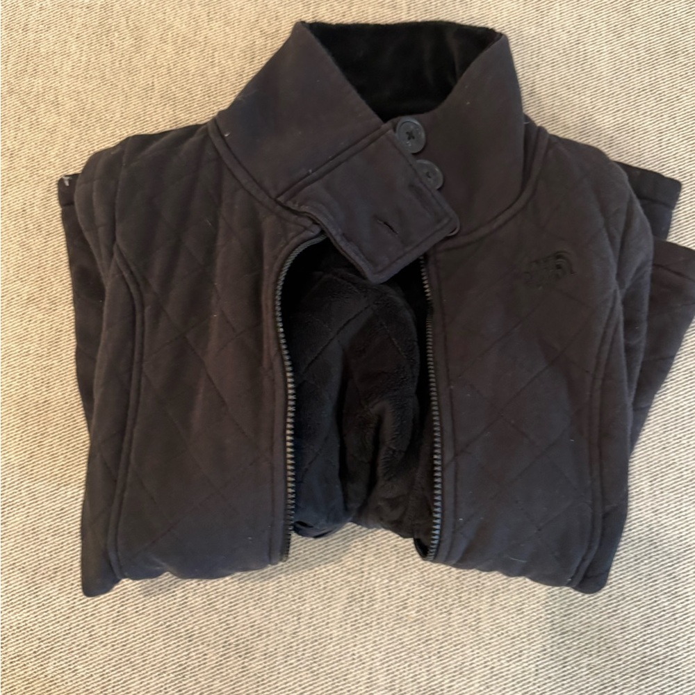 North Face Quilted Faux Fur Lined Jacket